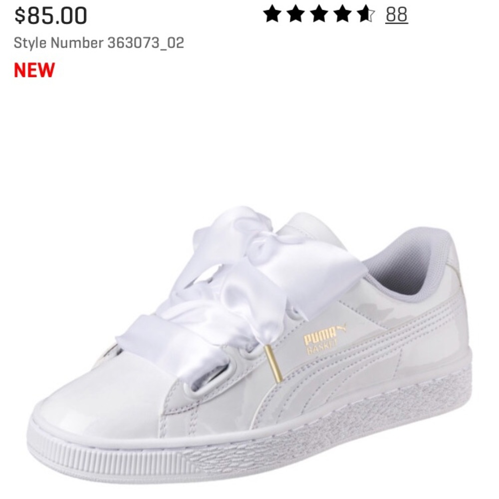 Puma basket hearts